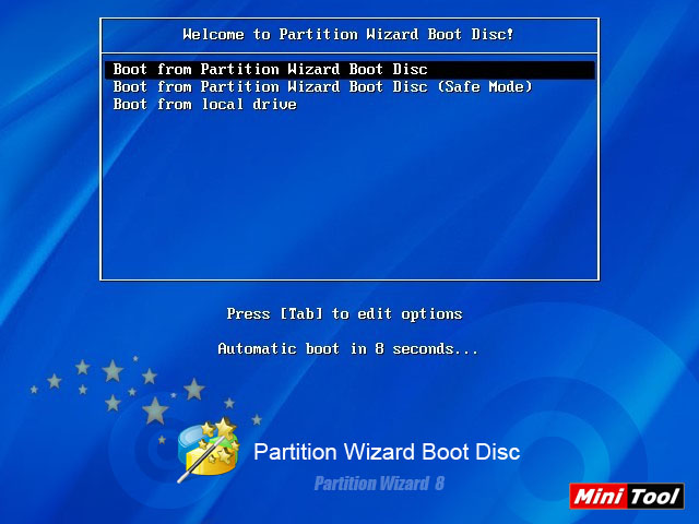 partition magic bootable usb